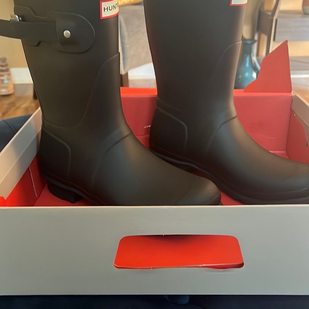 Hunter Black Rain Boots